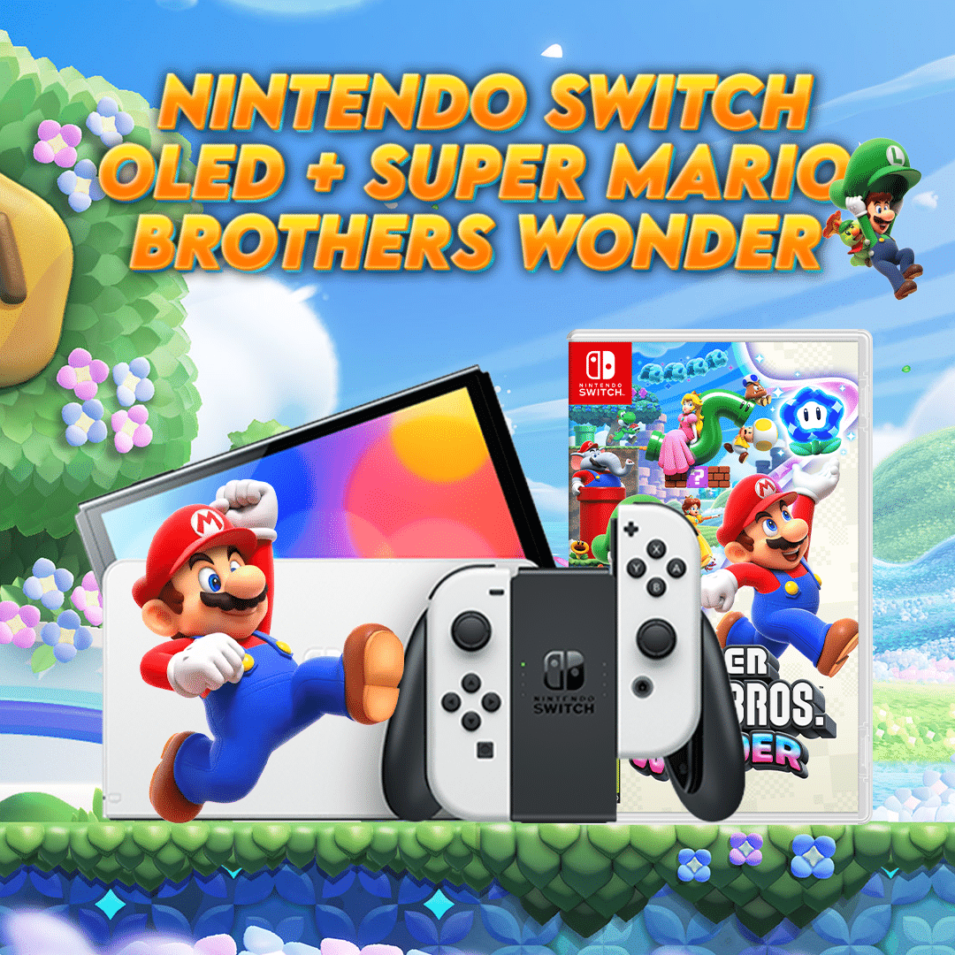 Nintendo Switch OLED + Super Mario Brothers Wonder or £300 Cash ...