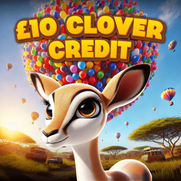 🦌 Thomson's Gazelle - £10 Clover Credit