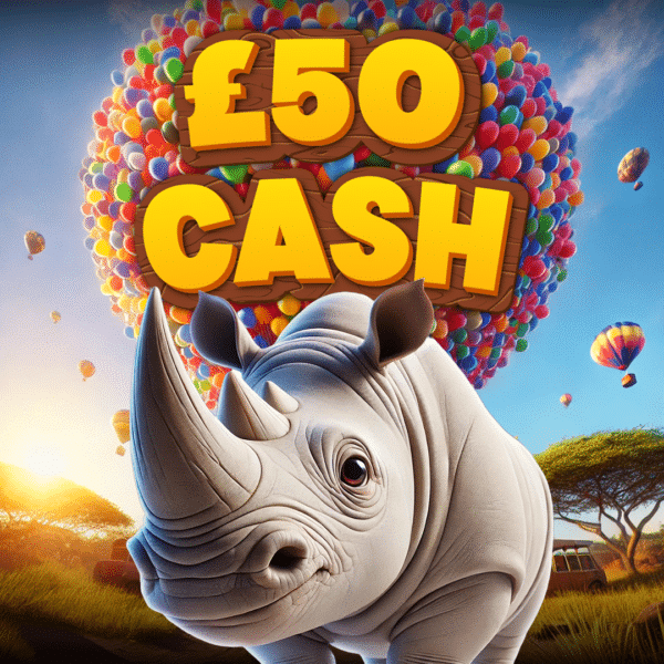 🦏 White Rhino - £50 Cash