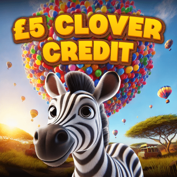 🦓 Plains Zebra - £5 Clover Credit