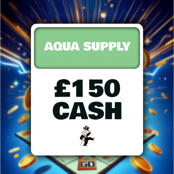Aqua Supply £150 Cash
