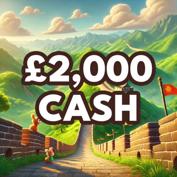 Great Wall Of China £2000 Cash