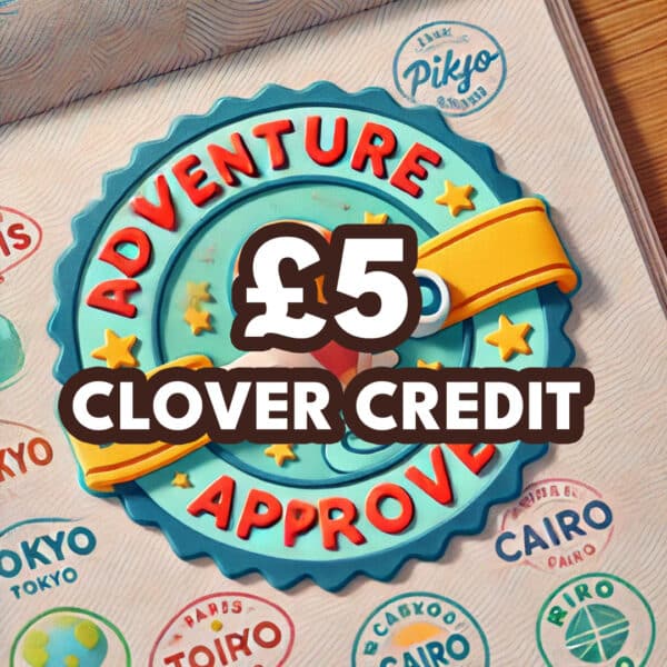 Passport Stamp £5 Clover Credit