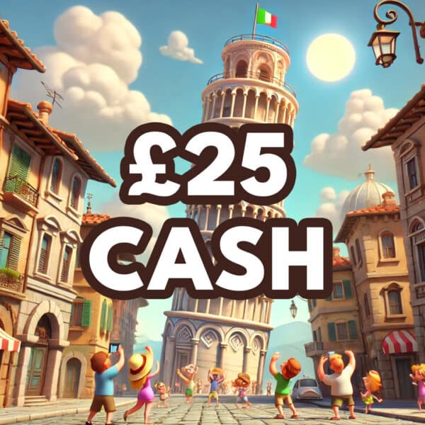 Tower Of Pisa £25 Cash
