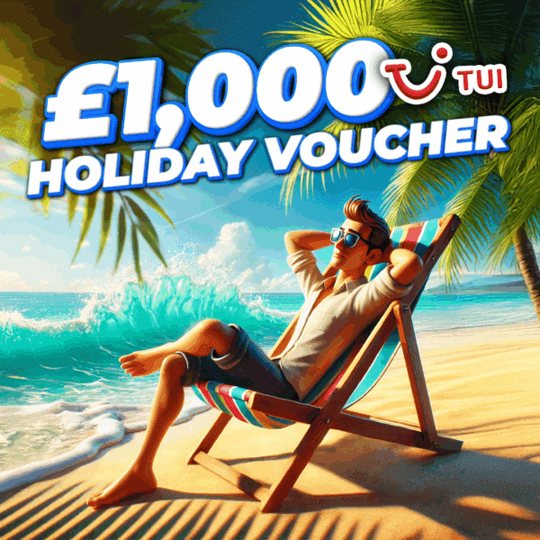 £1,000 Tui Holiday Voucher