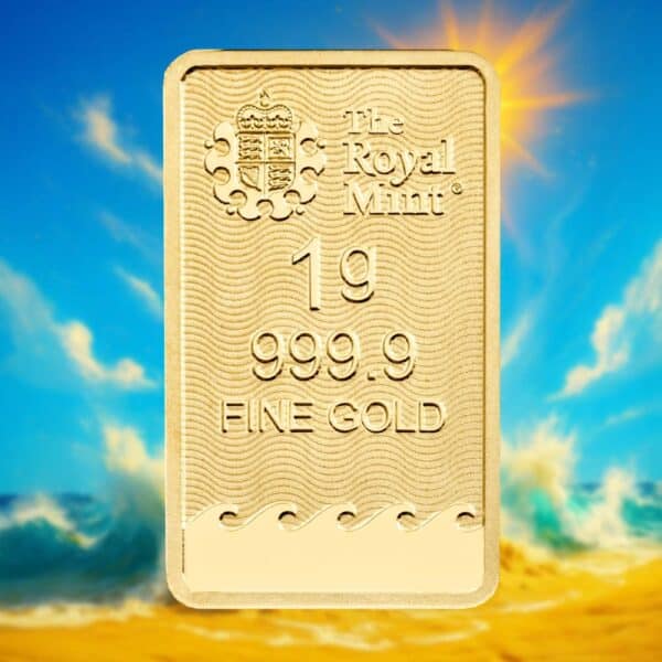 Summer Treasures 1g Minted Gold Bar Or £90 Cash