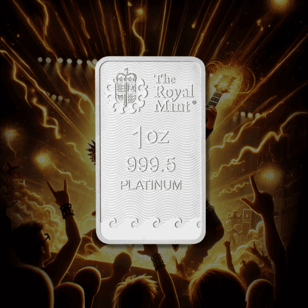 Britannia 1oz Platinum Bullion Bar Or £750 Cash