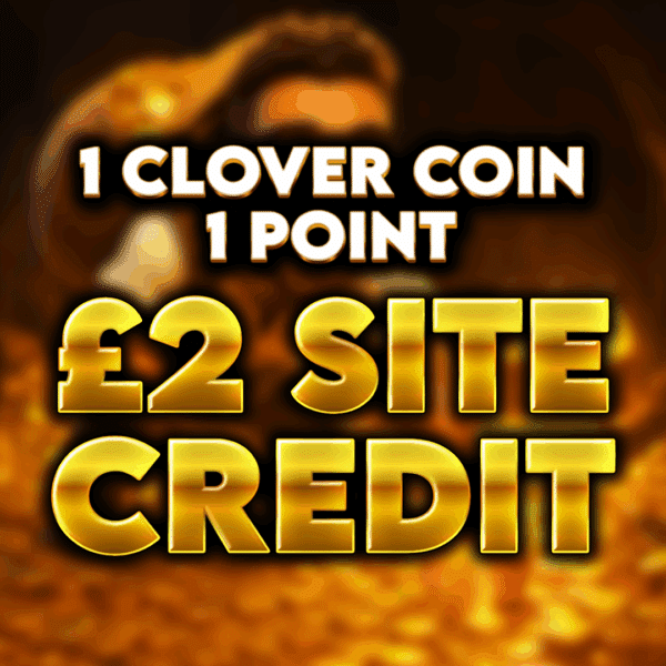 1 Clover Coin - £2.00 Site Credit - 1 Point