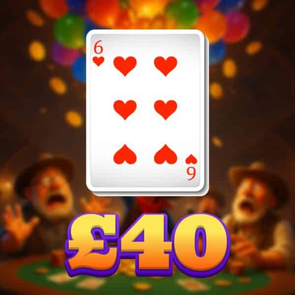 6 - £40 Cash