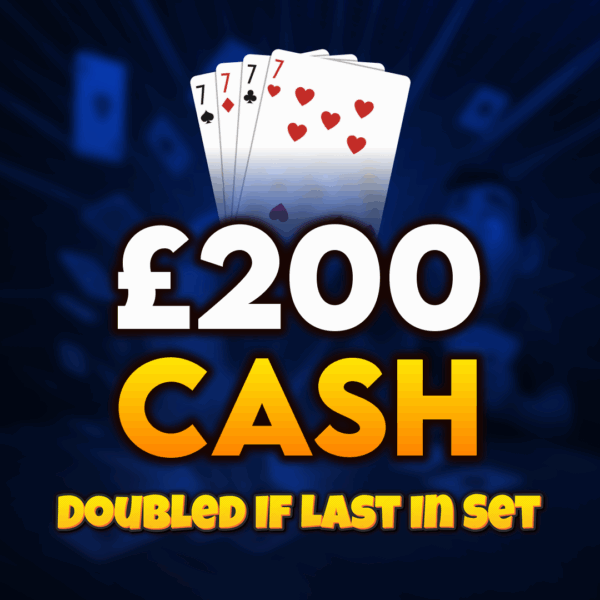 🂧 7s | £200 Cash (Doubled If Last In Set) 🂧