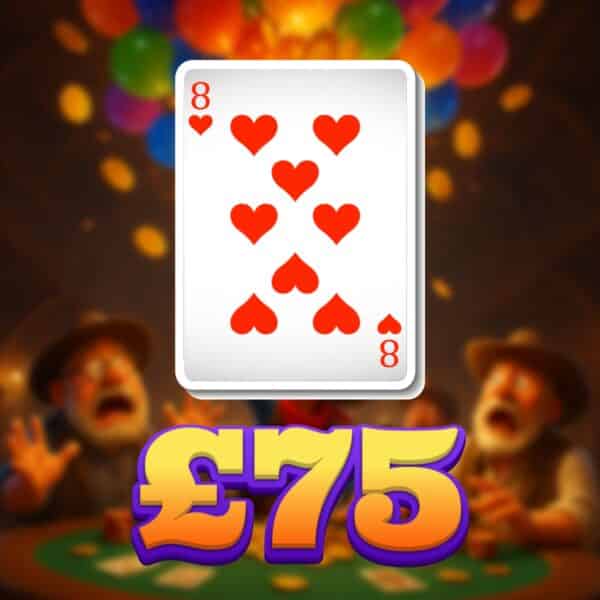 8 - £75 Cash