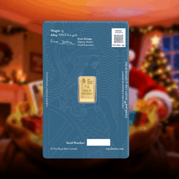 🎄 1g Gold bar Or £100 cash