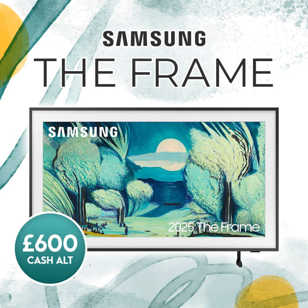 Samsung The Frame 50″ QLED 4K Art Mode Smart TV Or £600 Cash – Clover ...