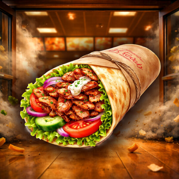 Kebab | 4 points | £10 Clover Credit