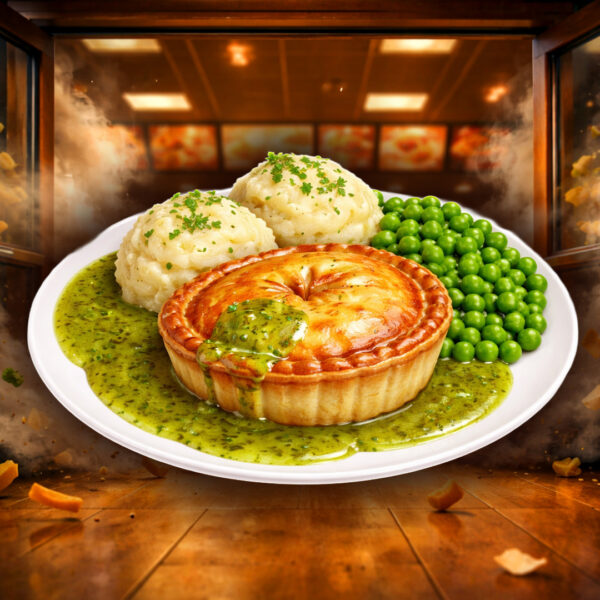 Pie + Mash | 3 points| £5 Clover Credit