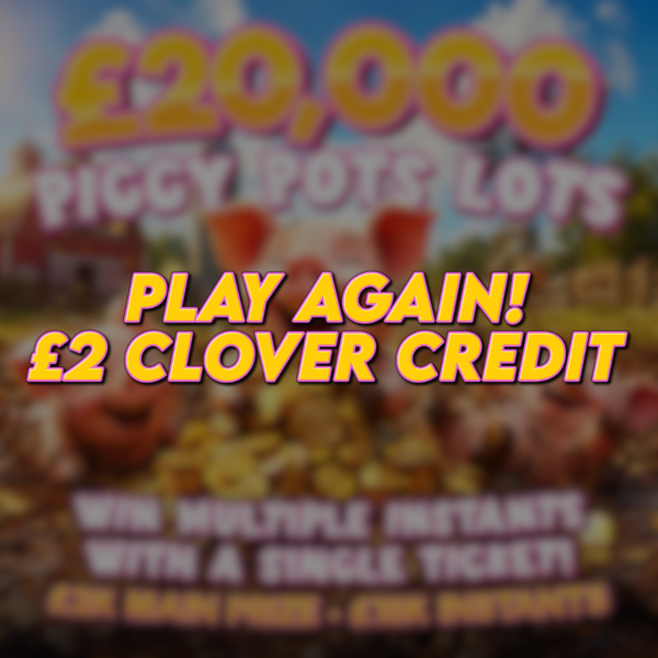 Play Again! £2 Clover Credit