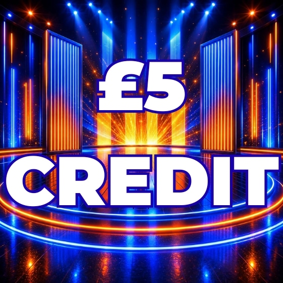 5 x Play Again! £5 Clover Credit