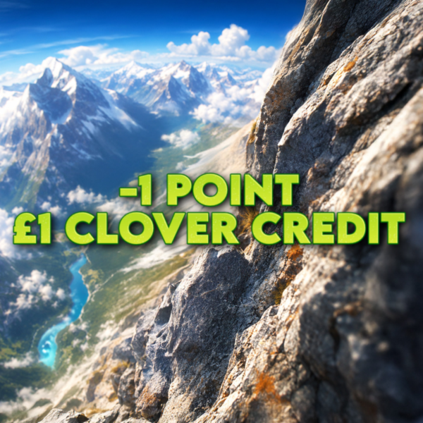 -1 Point | £1 Clover Credit