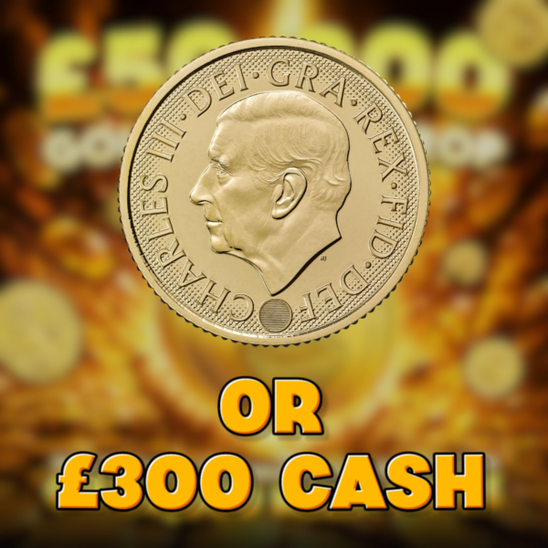 The Half Sovereign 2026 Gold Bullion Coin Or £300 Cash
