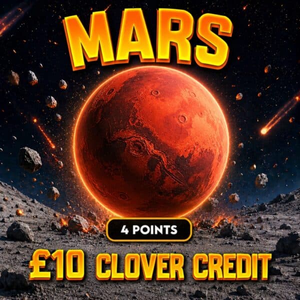 Mars | 4 points | £10 Clover Credit