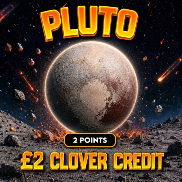 Pluto | 2 points | £2 Clover Credit