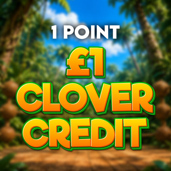 1 point | £1 Clover Credit