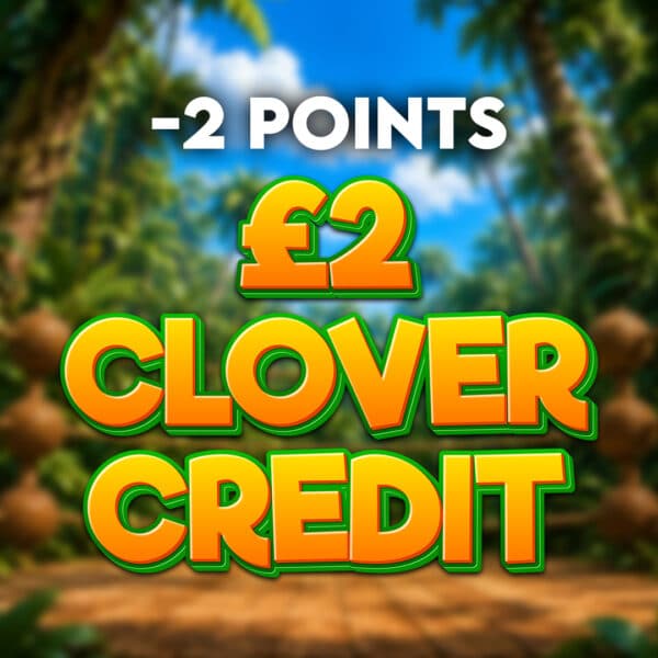 -2 points | £2 Clover Credit