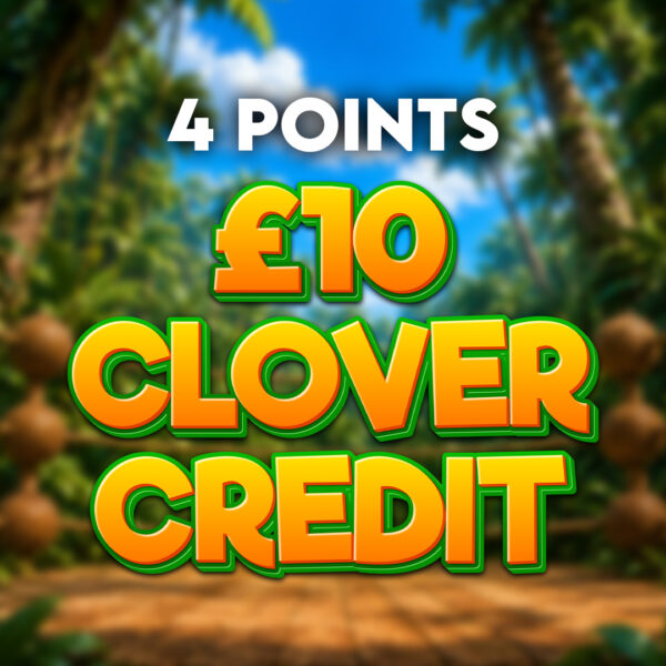 4 points | £10 Clover Credit