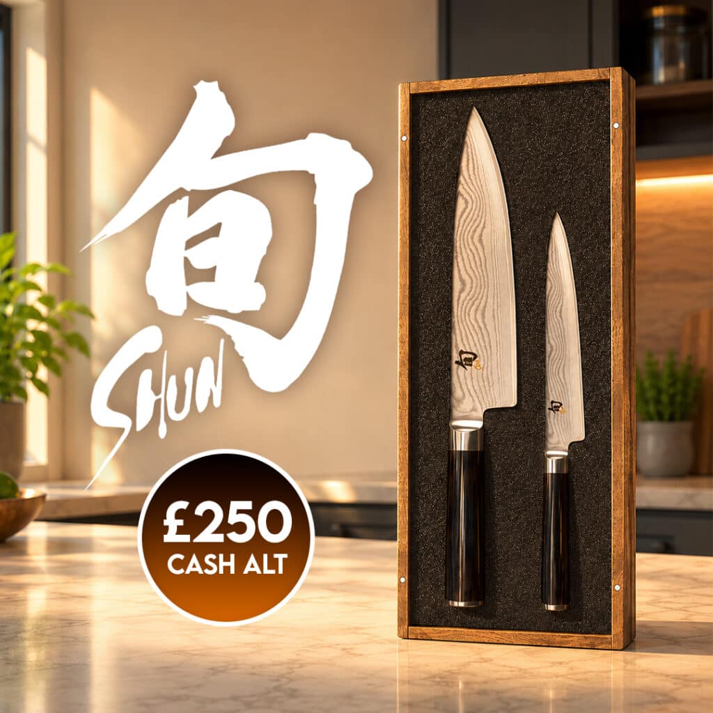 Kai Shun Classic 15cm Utility & 20cm Chef's Knife Set Or £250 Cash