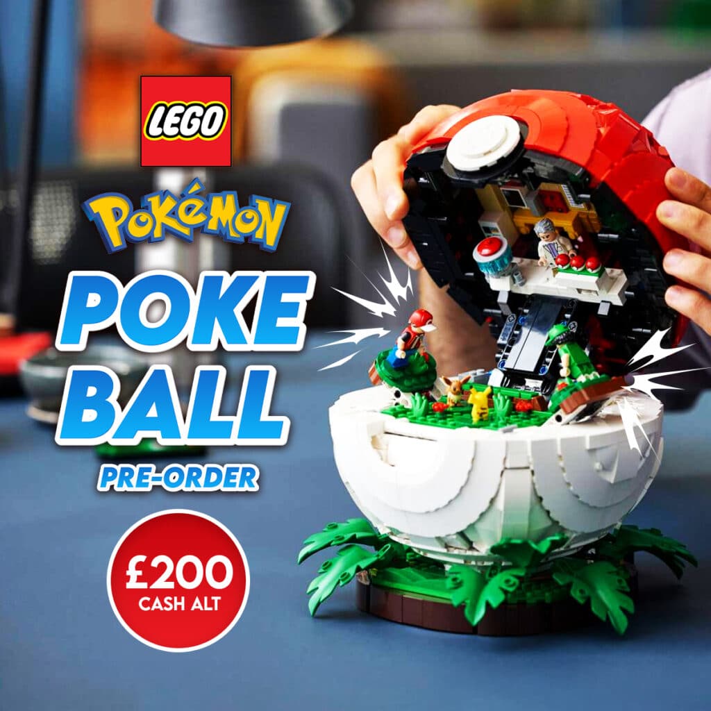 LEGO Iconic Trainer Moments Poké Ball Or £200 Cash