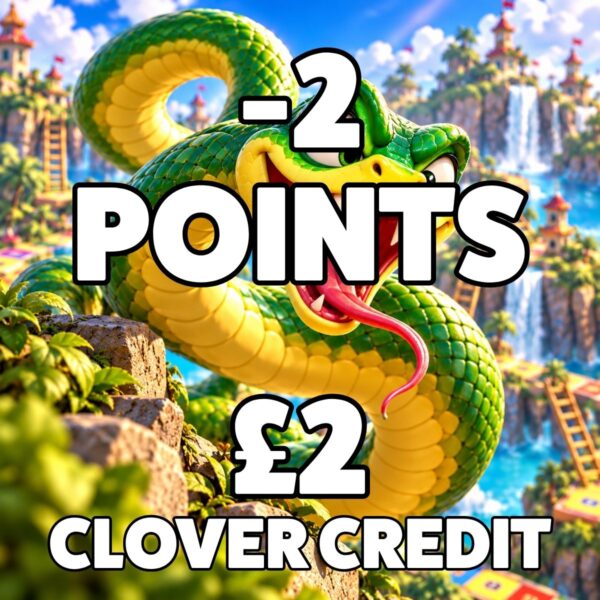 Snake | -2 points | £2 Clover Credit