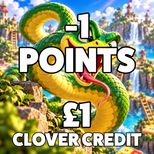 Snake | -1 point | £1 Clover Credit