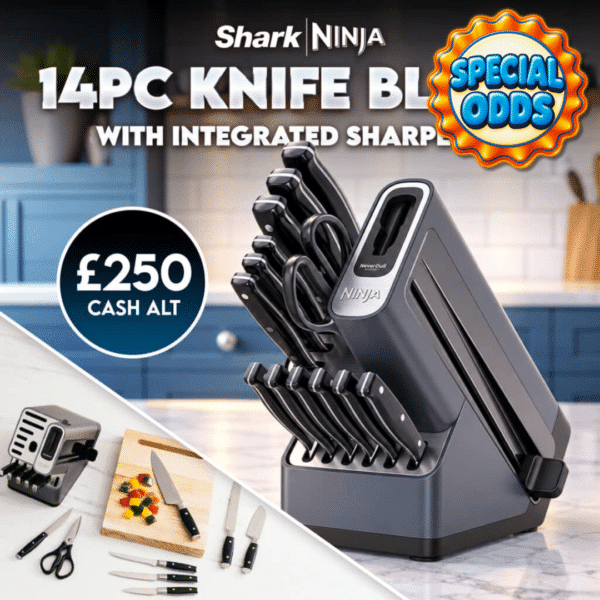 Ninja Foodie Staysharp 14pc Deluxe Knife Set & Block Or £250 Cash