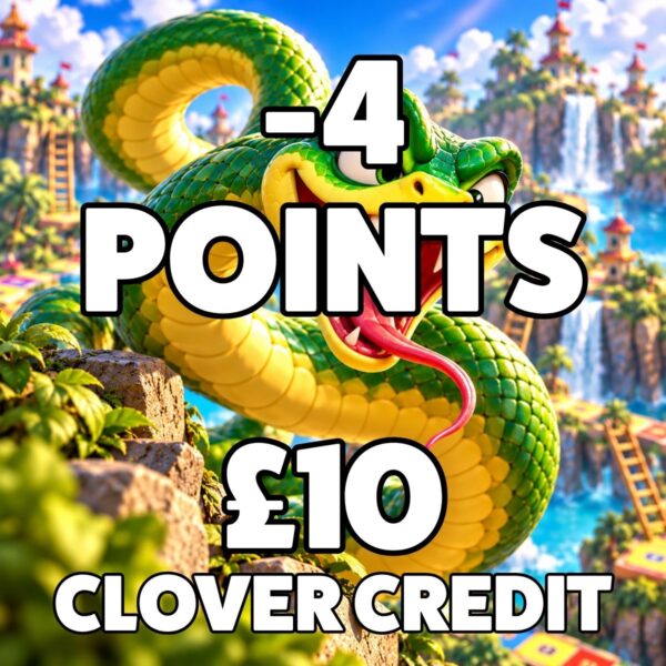 Snake | -4 points | £10 Clover Credit