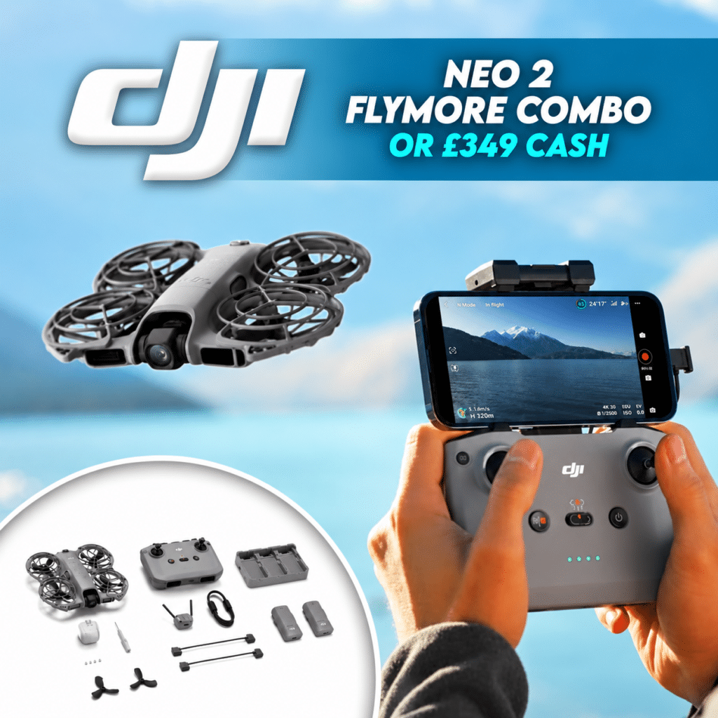 DJI Neo 2 Fly More Combo (Follow Me Drone) Or £349 Cash