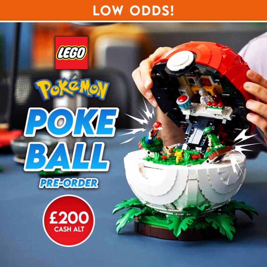 LEGO Iconic Trainer Moments Poké Ball Or £200 Cash