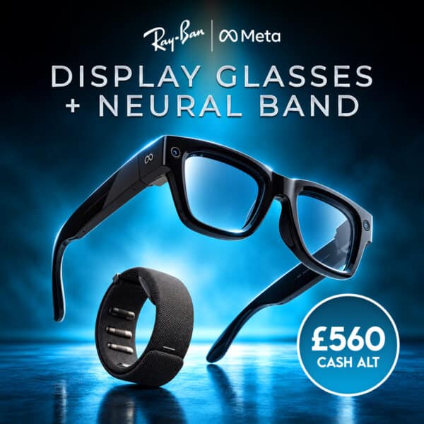 Ray-Ban Meta Display Glasses + Neural Band Or £560 Cash
